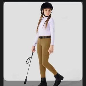 Polo by Ralph Lauren Girls' Tan Riding Breeches